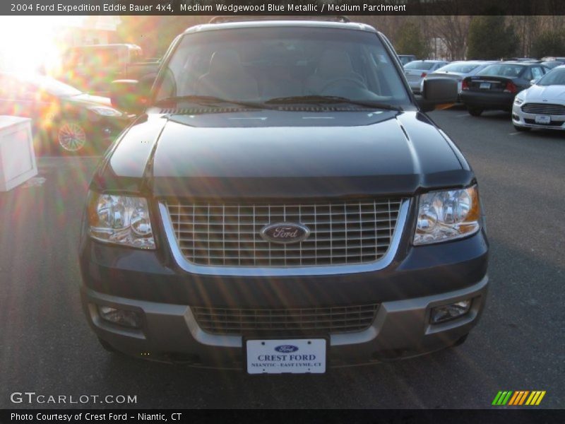 Medium Wedgewood Blue Metallic / Medium Parchment 2004 Ford Expedition Eddie Bauer 4x4