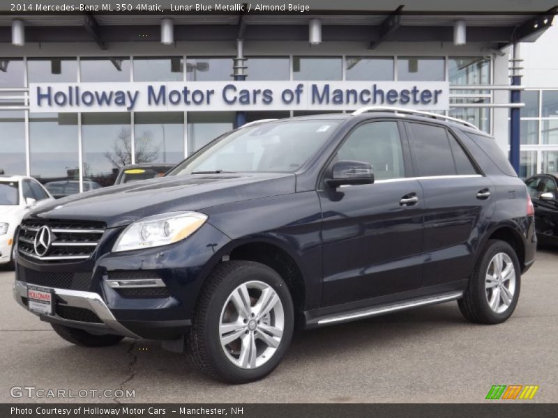 Lunar Blue Metallic / Almond Beige 2014 Mercedes-Benz ML 350 4Matic