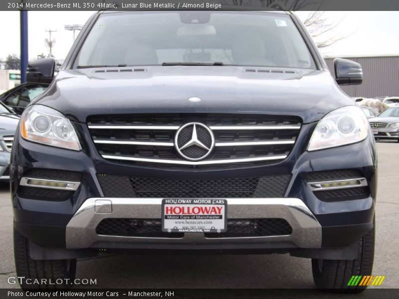 Lunar Blue Metallic / Almond Beige 2014 Mercedes-Benz ML 350 4Matic