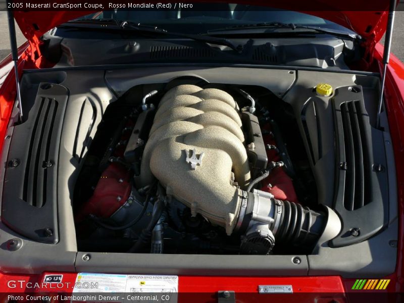 Rosso Mondiale (Red) / Nero 2005 Maserati GranSport Coupe