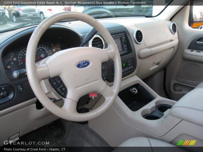 Medium Wedgewood Blue Metallic / Medium Parchment 2004 Ford Expedition Eddie Bauer 4x4