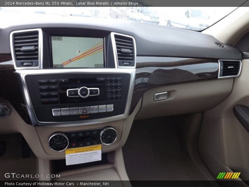 Lunar Blue Metallic / Almond Beige 2014 Mercedes-Benz ML 350 4Matic