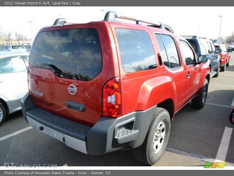 Lava Red / Gray 2012 Nissan Xterra X 4x4