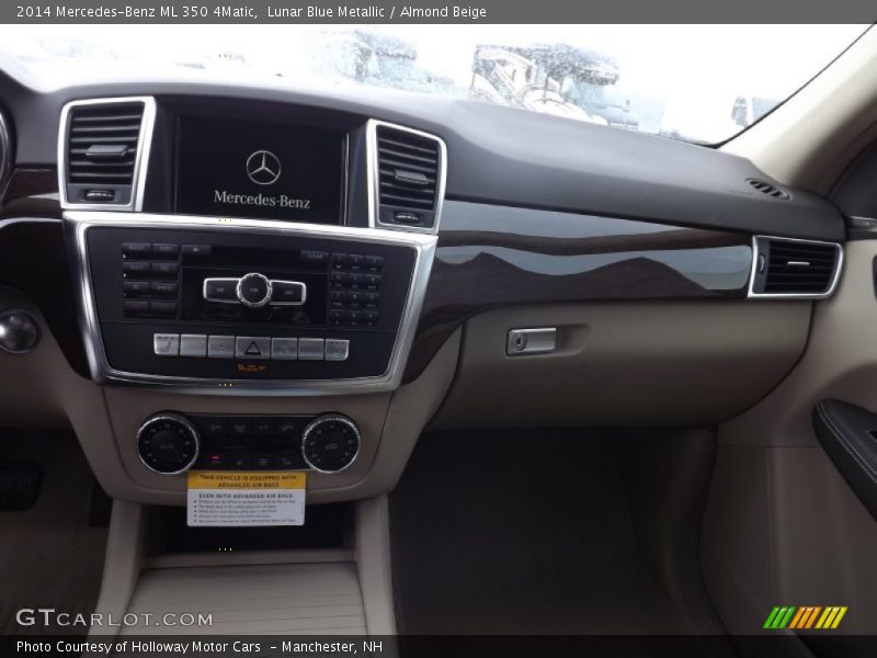 Lunar Blue Metallic / Almond Beige 2014 Mercedes-Benz ML 350 4Matic