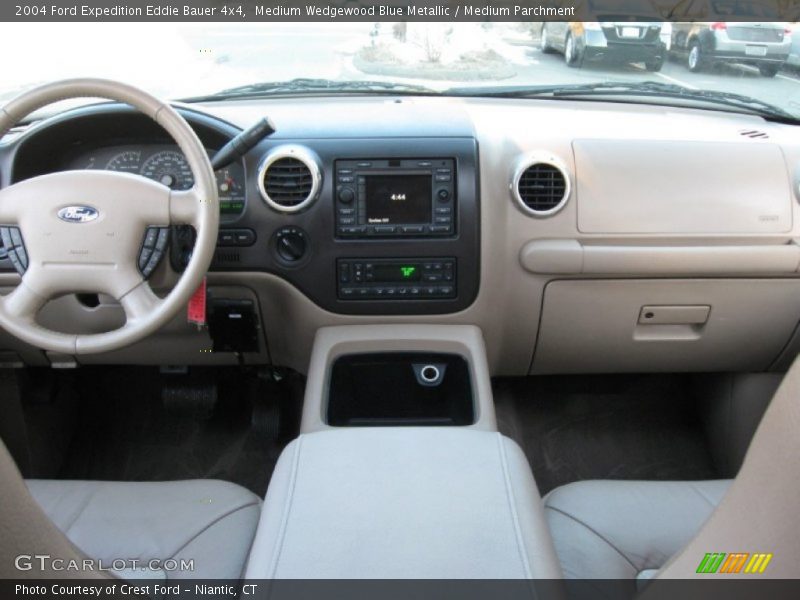 Medium Wedgewood Blue Metallic / Medium Parchment 2004 Ford Expedition Eddie Bauer 4x4