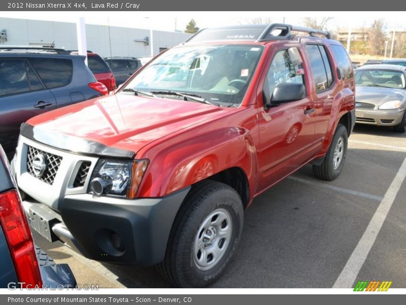 Lava Red / Gray 2012 Nissan Xterra X 4x4