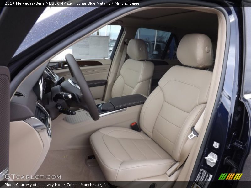 Lunar Blue Metallic / Almond Beige 2014 Mercedes-Benz ML 350 4Matic