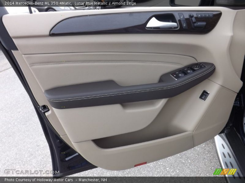 Lunar Blue Metallic / Almond Beige 2014 Mercedes-Benz ML 350 4Matic