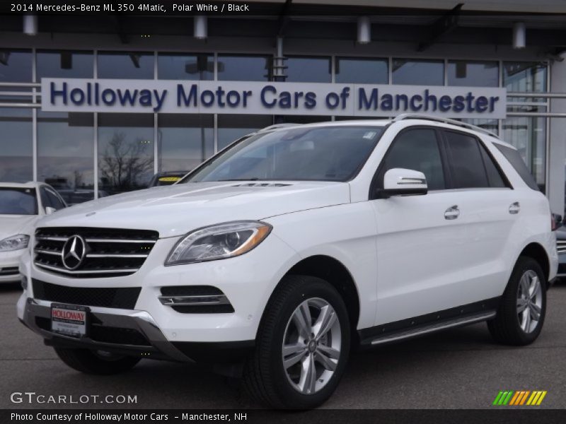 Polar White / Black 2014 Mercedes-Benz ML 350 4Matic