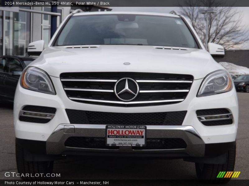 Polar White / Black 2014 Mercedes-Benz ML 350 4Matic