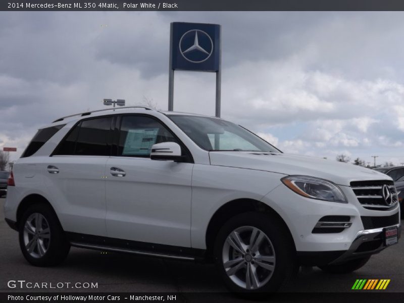 Polar White / Black 2014 Mercedes-Benz ML 350 4Matic