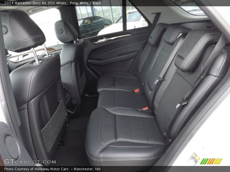 Polar White / Black 2014 Mercedes-Benz ML 350 4Matic