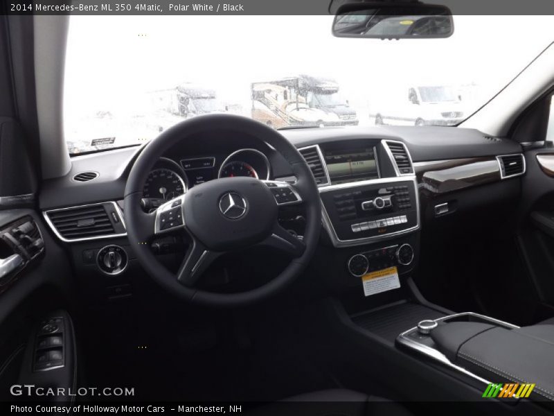 Polar White / Black 2014 Mercedes-Benz ML 350 4Matic