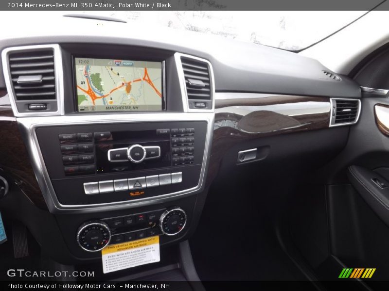 Polar White / Black 2014 Mercedes-Benz ML 350 4Matic