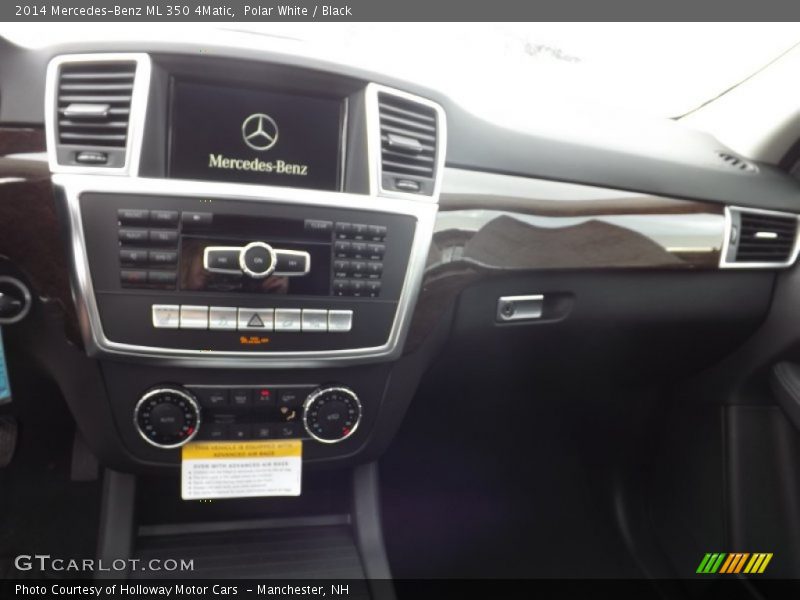 Polar White / Black 2014 Mercedes-Benz ML 350 4Matic