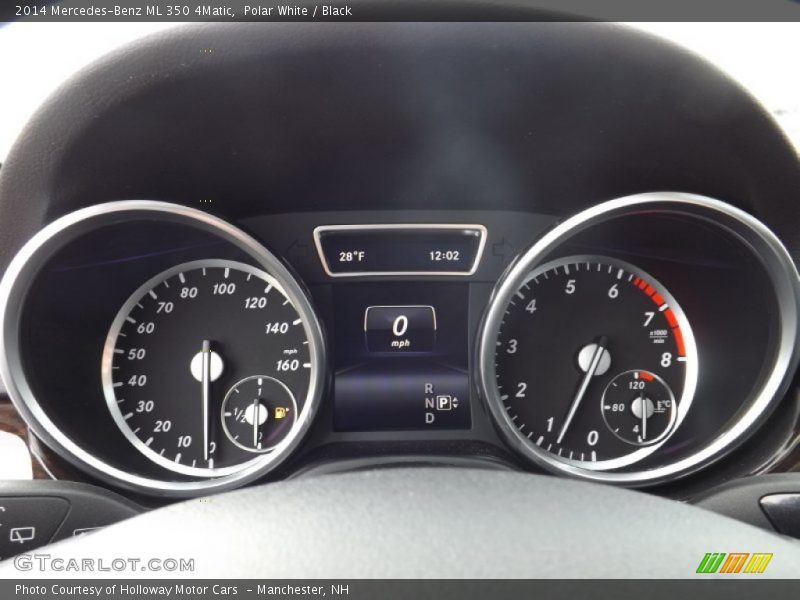 Polar White / Black 2014 Mercedes-Benz ML 350 4Matic