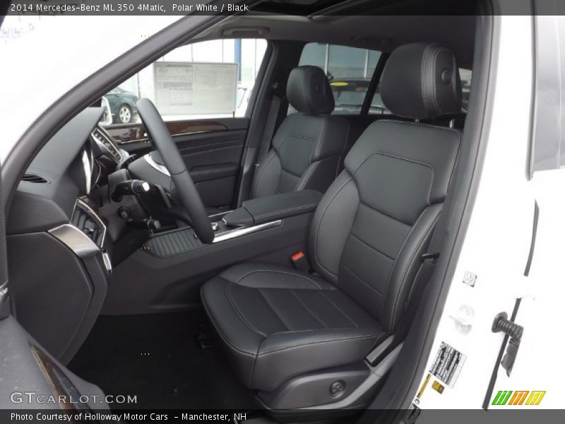 Polar White / Black 2014 Mercedes-Benz ML 350 4Matic