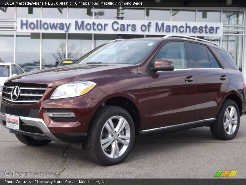 Cinnabar Red Metallic / Almond Beige 2014 Mercedes-Benz ML 350 4Matic