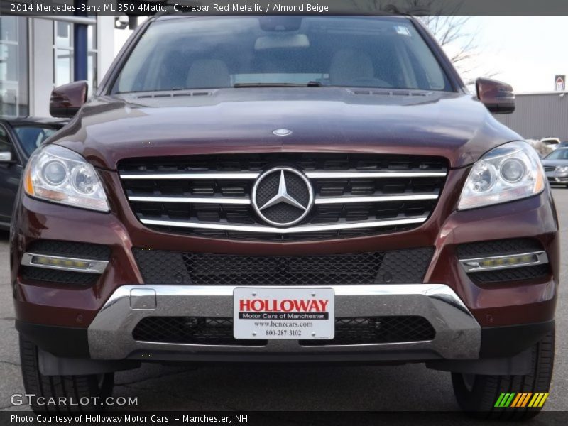 Cinnabar Red Metallic / Almond Beige 2014 Mercedes-Benz ML 350 4Matic