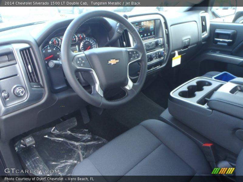 Jet Black Interior - 2014 Silverado 1500 LT Double Cab 