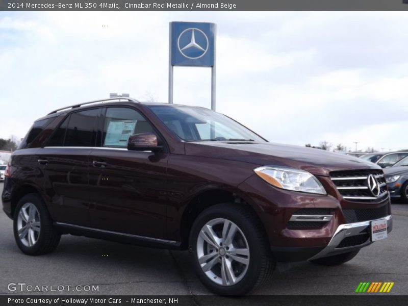 Cinnabar Red Metallic / Almond Beige 2014 Mercedes-Benz ML 350 4Matic