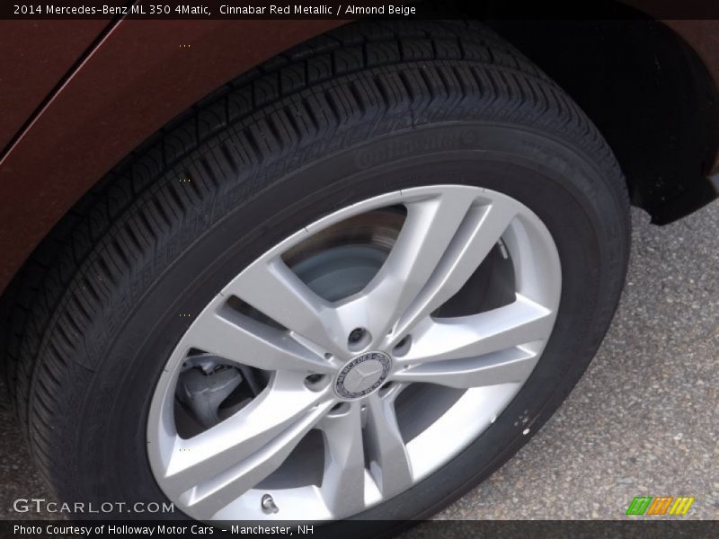 Cinnabar Red Metallic / Almond Beige 2014 Mercedes-Benz ML 350 4Matic