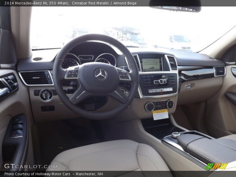 Cinnabar Red Metallic / Almond Beige 2014 Mercedes-Benz ML 350 4Matic