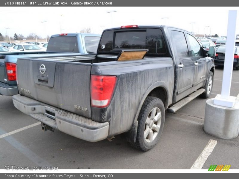 Galaxy Black / Charcoal 2010 Nissan Titan LE Crew Cab 4x4