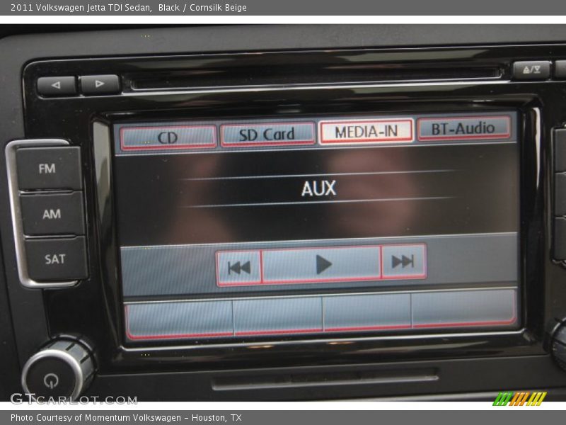 Black / Cornsilk Beige 2011 Volkswagen Jetta TDI Sedan