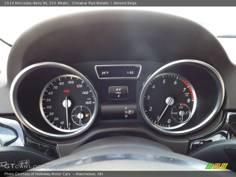 Cinnabar Red Metallic / Almond Beige 2014 Mercedes-Benz ML 350 4Matic