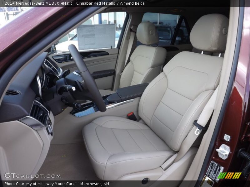 Cinnabar Red Metallic / Almond Beige 2014 Mercedes-Benz ML 350 4Matic