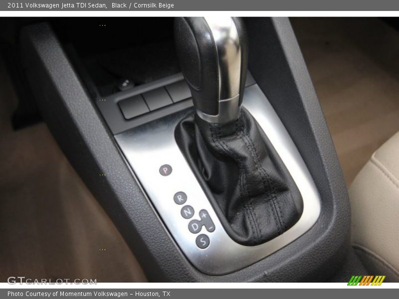 Black / Cornsilk Beige 2011 Volkswagen Jetta TDI Sedan