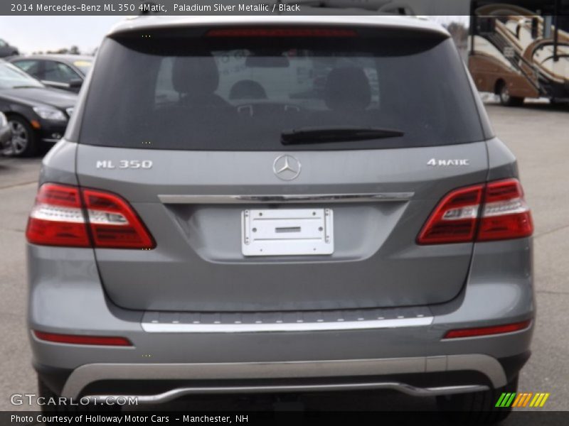 Paladium Silver Metallic / Black 2014 Mercedes-Benz ML 350 4Matic