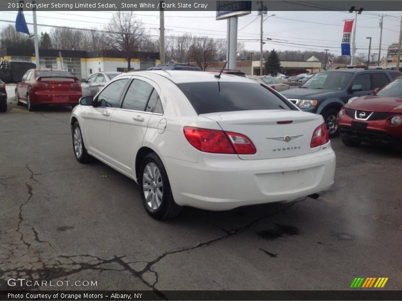 Stone White / Dark Slate Gray 2010 Chrysler Sebring Limited Sedan