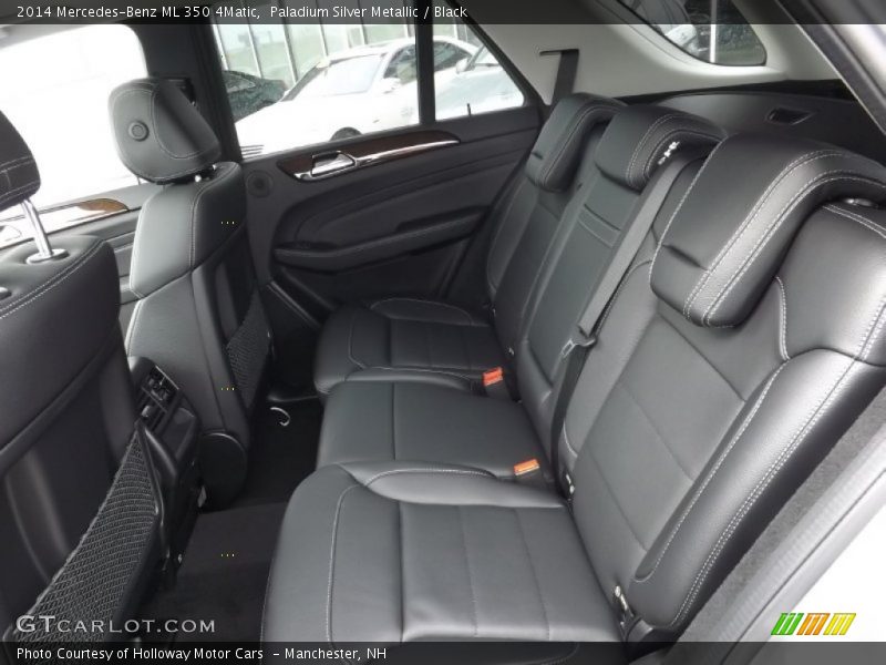 Paladium Silver Metallic / Black 2014 Mercedes-Benz ML 350 4Matic