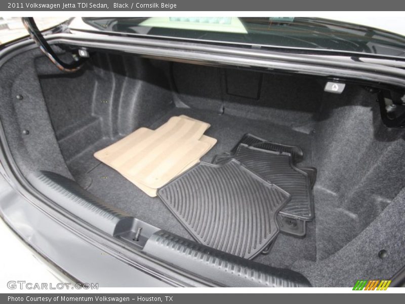Black / Cornsilk Beige 2011 Volkswagen Jetta TDI Sedan