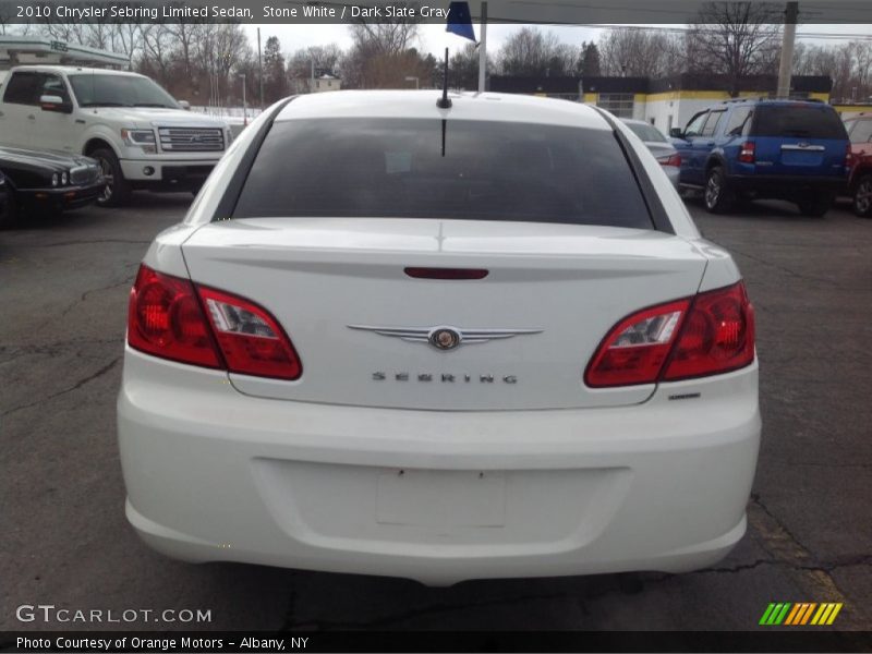 Stone White / Dark Slate Gray 2010 Chrysler Sebring Limited Sedan