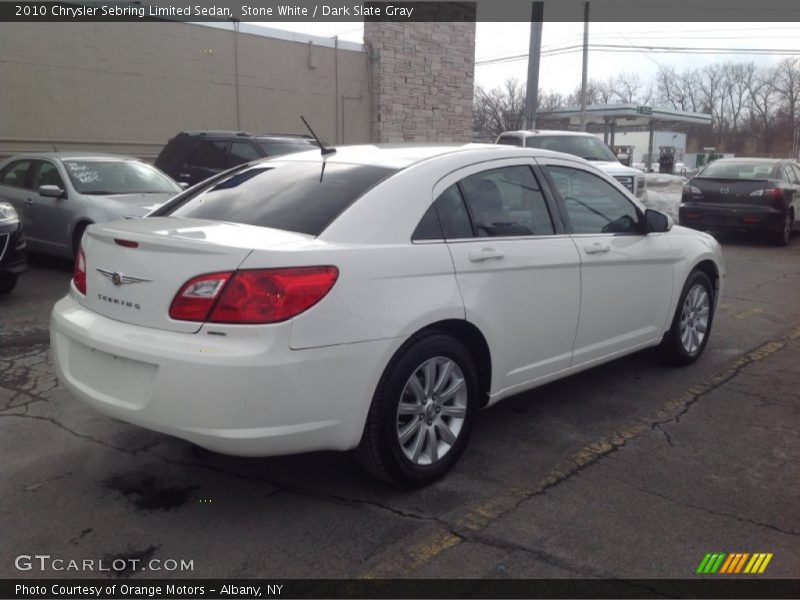 Stone White / Dark Slate Gray 2010 Chrysler Sebring Limited Sedan