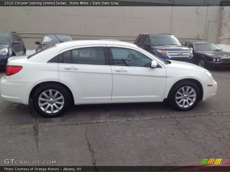 Stone White / Dark Slate Gray 2010 Chrysler Sebring Limited Sedan