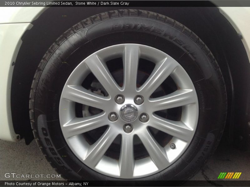 Stone White / Dark Slate Gray 2010 Chrysler Sebring Limited Sedan