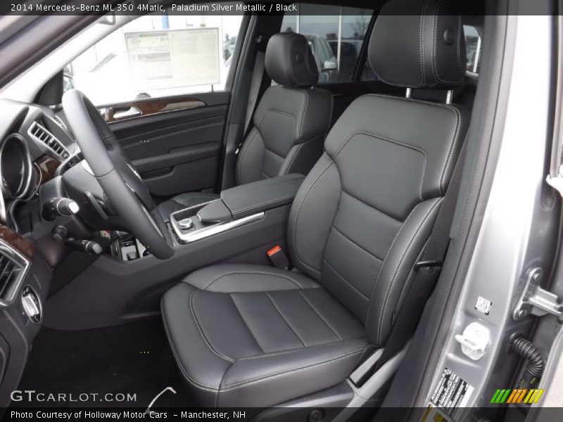 Paladium Silver Metallic / Black 2014 Mercedes-Benz ML 350 4Matic