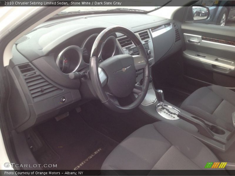 Stone White / Dark Slate Gray 2010 Chrysler Sebring Limited Sedan