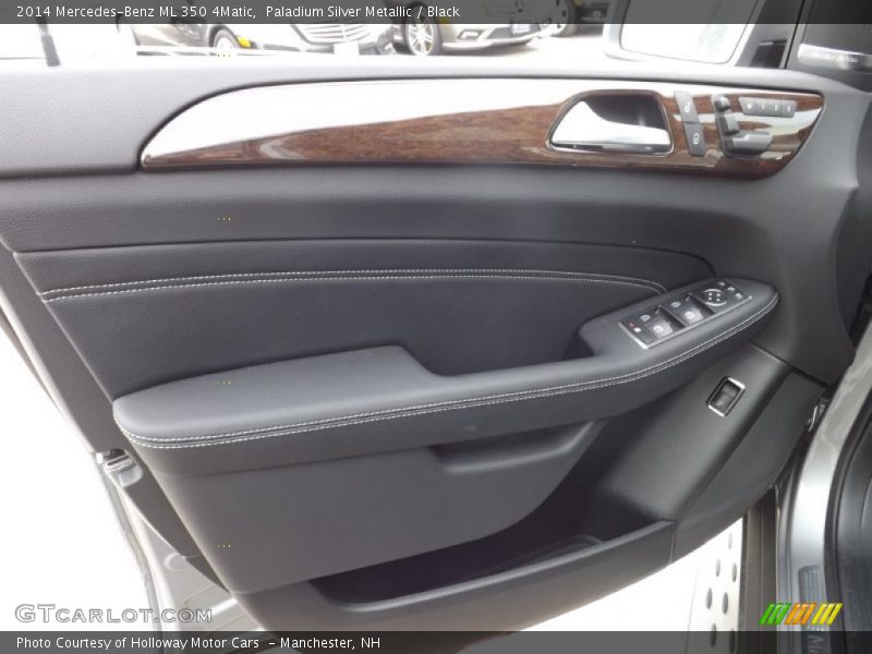 Paladium Silver Metallic / Black 2014 Mercedes-Benz ML 350 4Matic