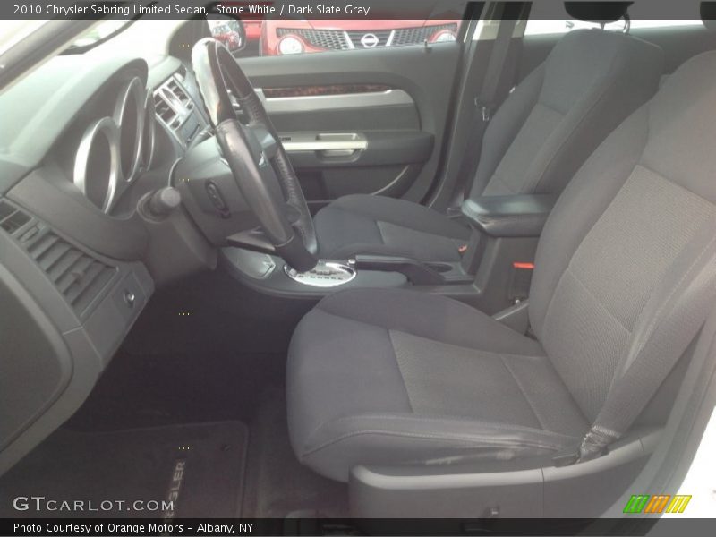 Stone White / Dark Slate Gray 2010 Chrysler Sebring Limited Sedan