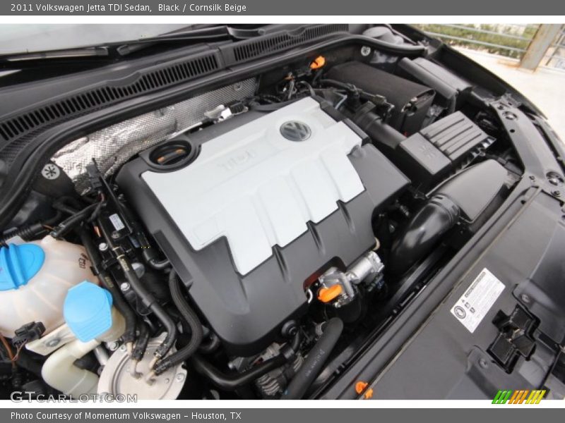 Black / Cornsilk Beige 2011 Volkswagen Jetta TDI Sedan