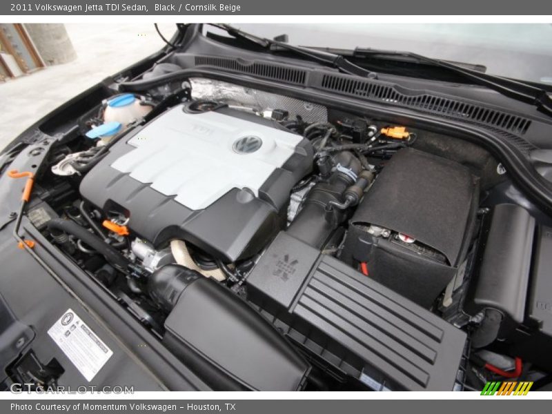 Black / Cornsilk Beige 2011 Volkswagen Jetta TDI Sedan