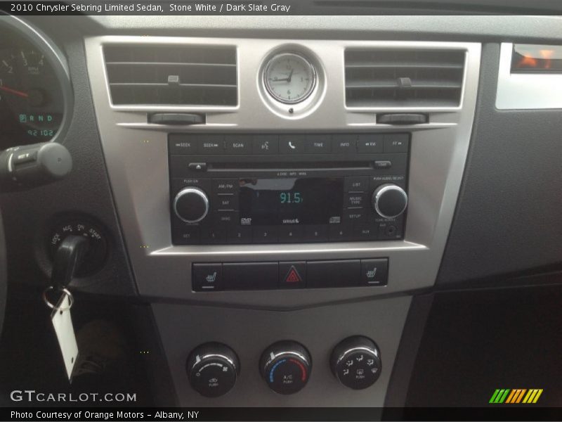 Stone White / Dark Slate Gray 2010 Chrysler Sebring Limited Sedan