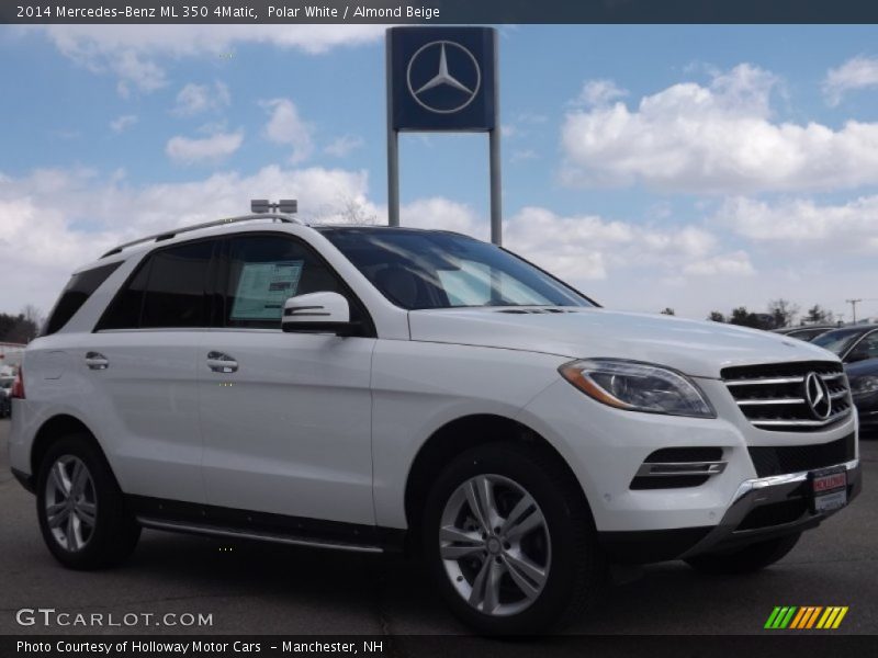 Polar White / Almond Beige 2014 Mercedes-Benz ML 350 4Matic
