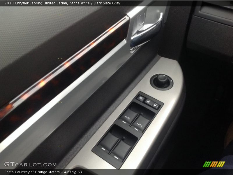 Stone White / Dark Slate Gray 2010 Chrysler Sebring Limited Sedan