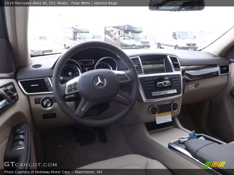 Polar White / Almond Beige 2014 Mercedes-Benz ML 350 4Matic